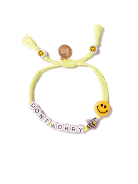 DON'T WORRY BEE HAPPY BRACELET