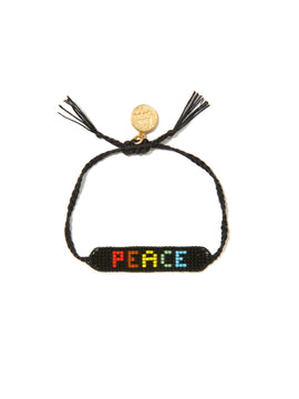 PEACE RAINBOW BRACELET