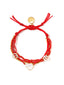 PEACE, LOVE, AND HAPPINESS BRACELET (RED)