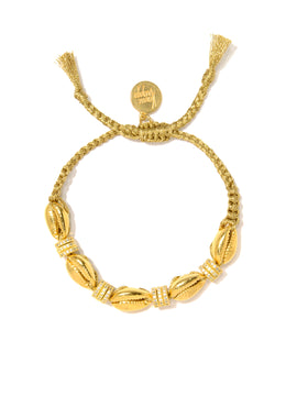 SHIMMERING SHELLS BRACELET (GOLD)