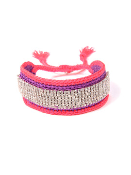 SUNKISSED SHORES BRACELET (PINK AND PURPLE)