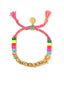 DON'T WORRY BEE HAPPY BRACELET (RAINBOW GOLD)