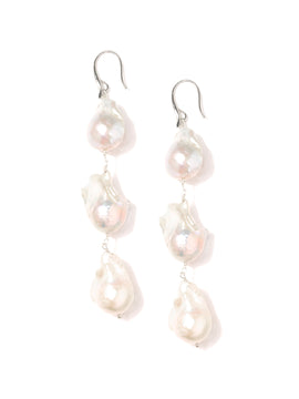 MOONLIT PEARL EARRINGS (WHITE)