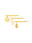 HAPPY BEACH BOBBY PIN SET (GOLD)