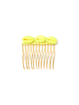 BEACH RAVE HAIR COMB (NEON YELLOW)