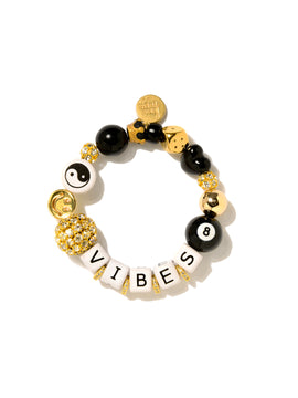 VIBES BRACELET (BLACK/GOLD)