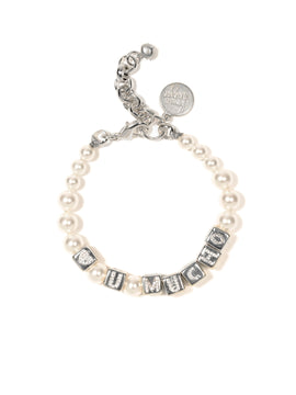 LOVE YOU MUCHO PEARL BRACELET (PAVE)