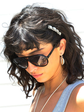 BEACH RAVE HAIR COMB (SILVER)