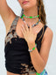 BEACH RAVE NECKLACE (NEON GREEN)